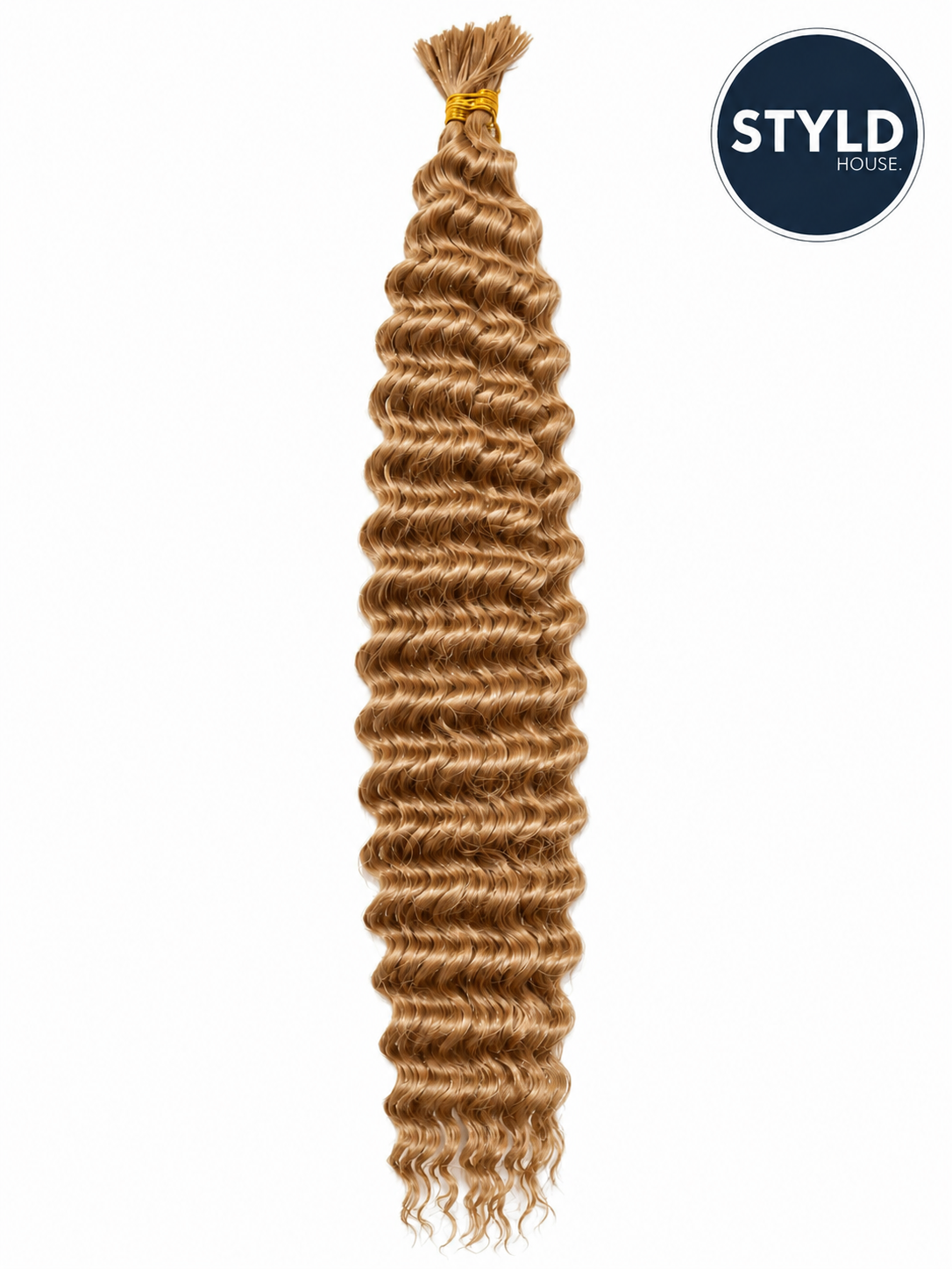 STYLDHOUSE Premium Synthetic Deep Wave Boho Hair – 18 Inch