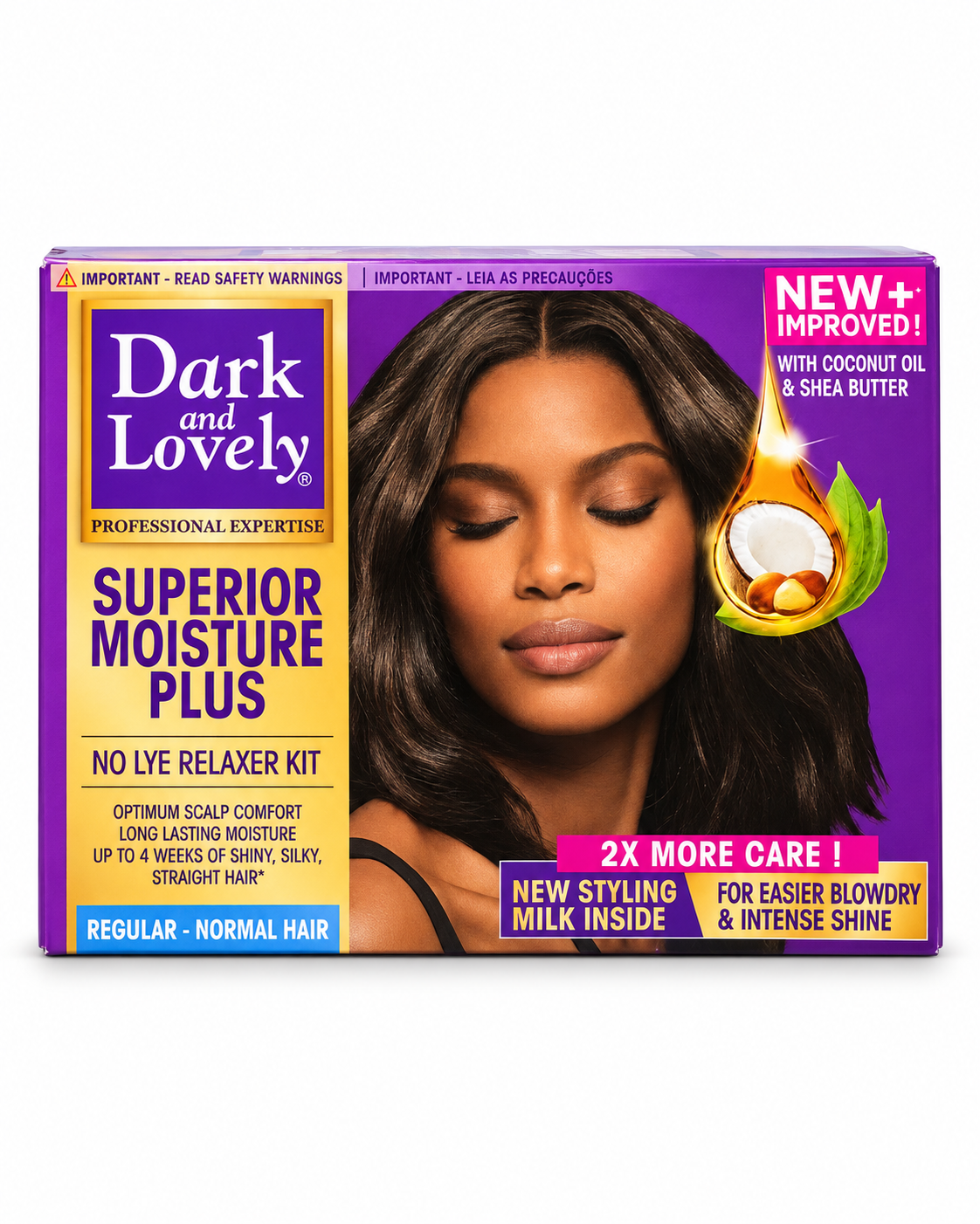Dark & Lovely Regular Strength Superior Moisture Plus Relaxer Kit | STYLDHOUSE