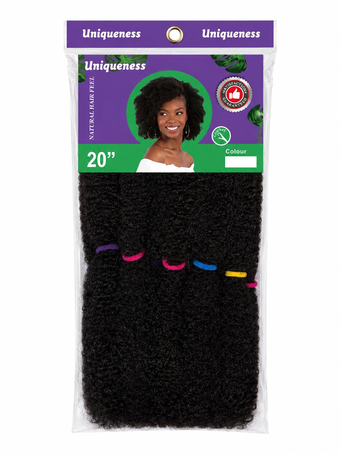 Uniqueness Afro Kinky Crochet Hair – 20"