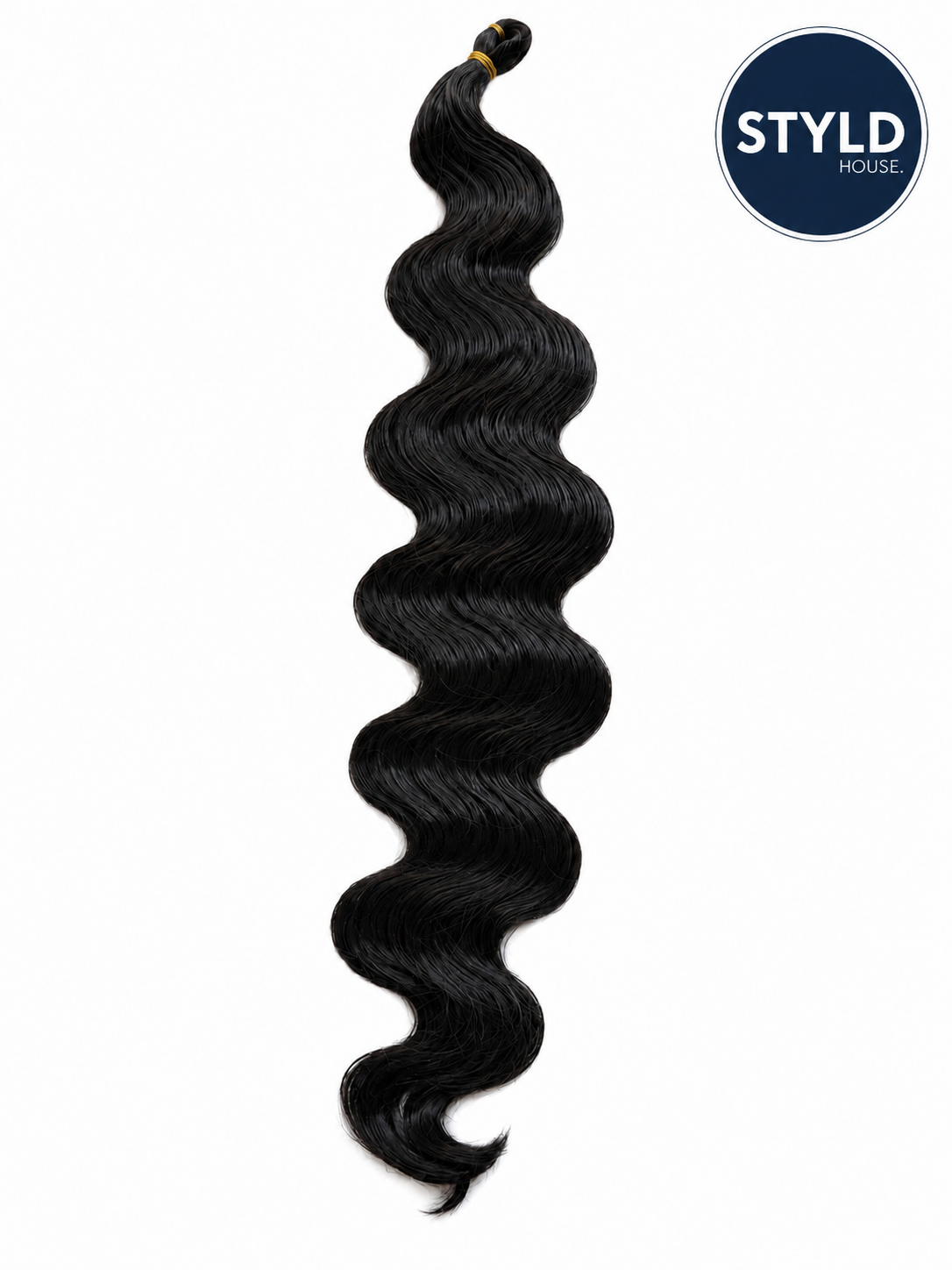 STYLDHOUSE Premium Synthetic Body Wave Hair – 18 Inch