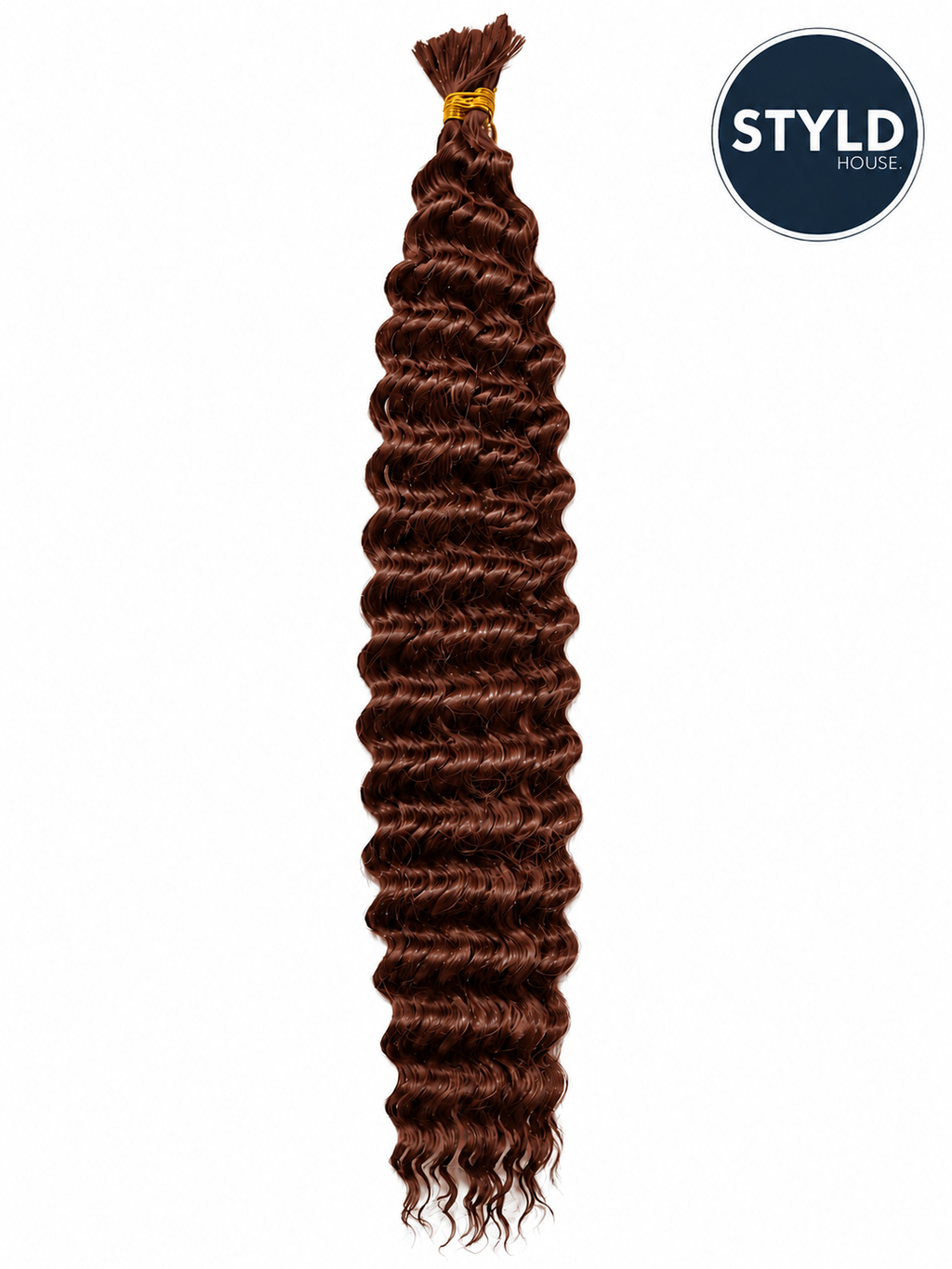 STYLDHOUSE Premium Synthetic Deep Wave Boho Hair – 18 Inch
