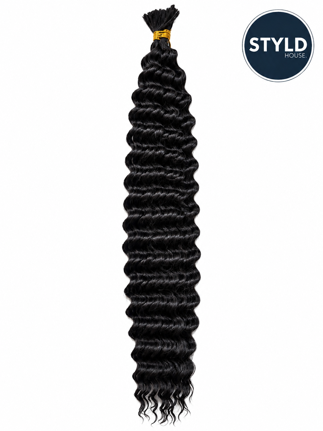 STYLDHOUSE Premium Synthetic Deep Wave Boho Hair – 18 Inch