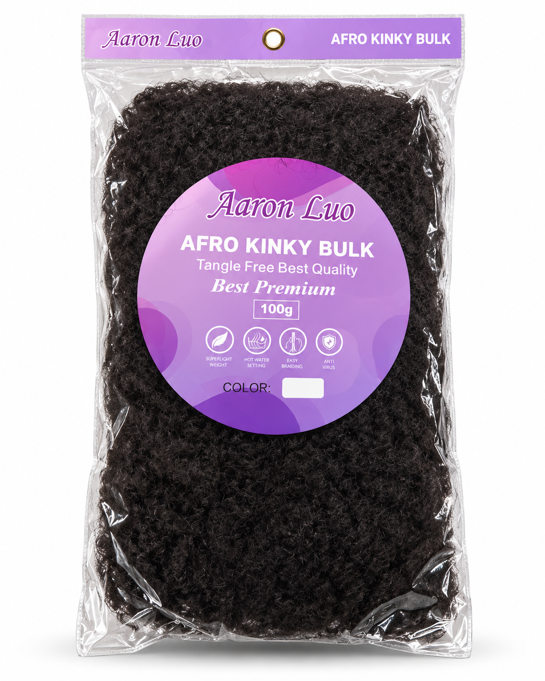 Afro Kinky Bulk Hair 100g | Aaron Luo | STYLDHOUSE