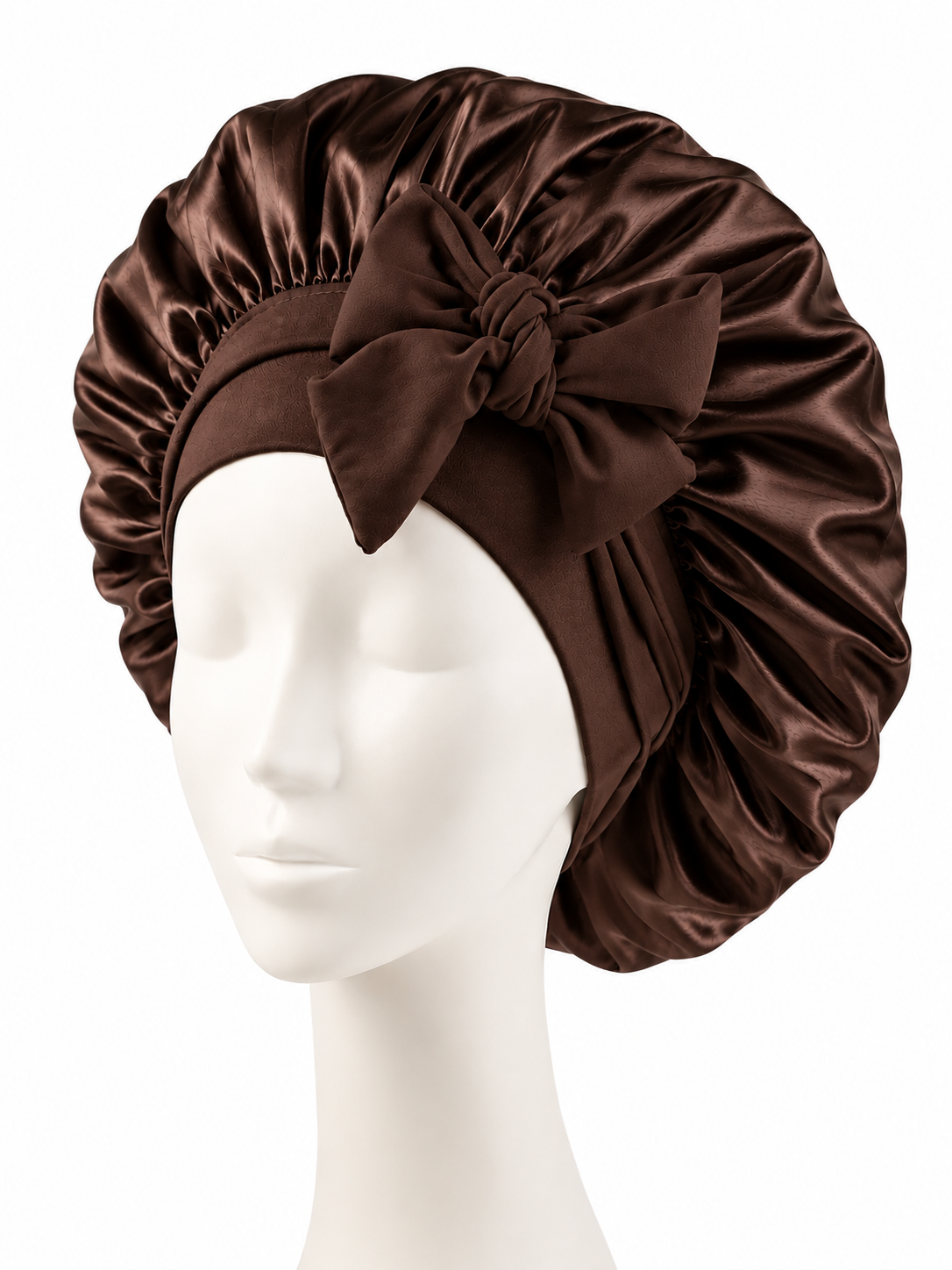 Silk Bonnet with Bow – Protective Sleep Cap