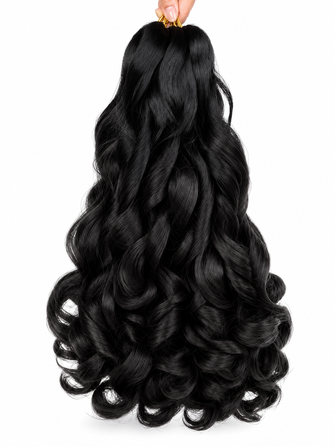 Silk French Curl Braiding Hair – 14 Inch | 3X Bundle